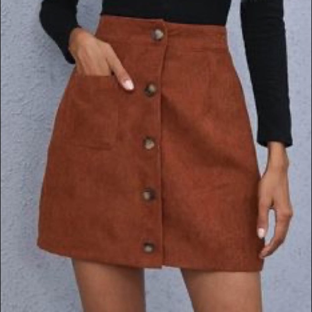 SHEIN corduroy skirt - Picture 2 of 2